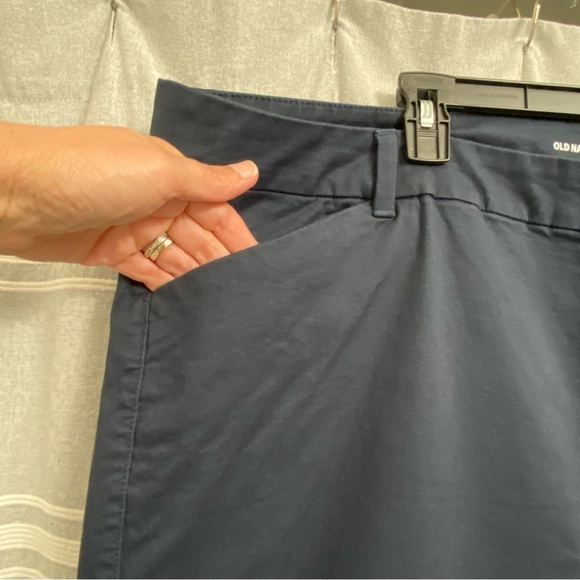 NWT OLD NAVY / Boot Cut Khaki Classic Navy Pants Size 26 - Picture 7 of 10